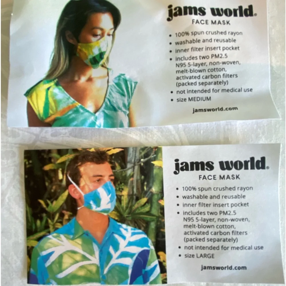 JAMS WORLD MASKS, 2